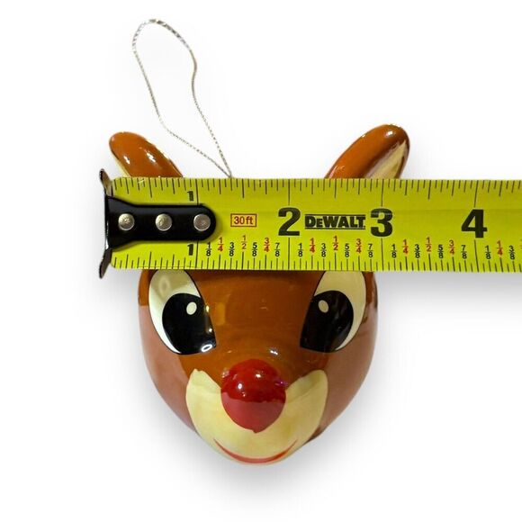Hallmark Rudolph the Red Nosed Reindeer Ornament Retired 50th Anniversary 3in - Picture 7 of 8